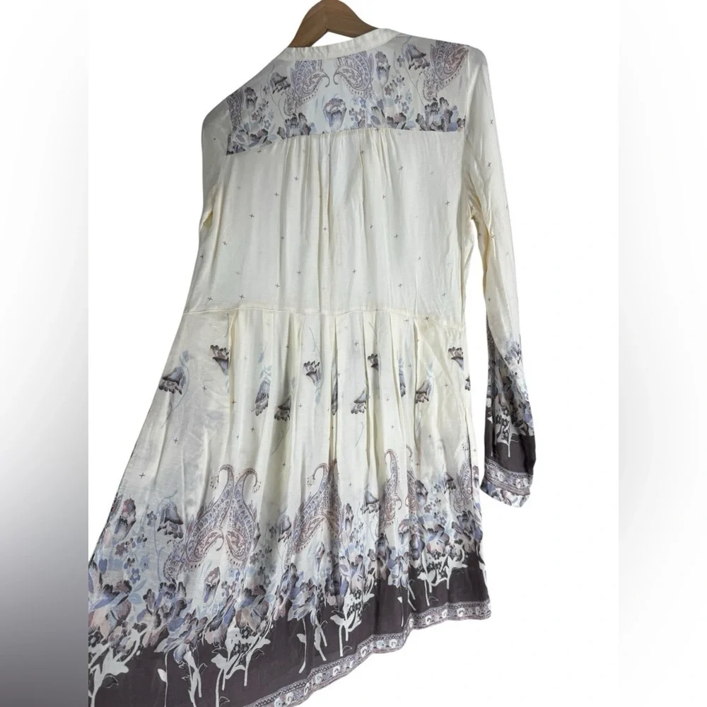 Free People Cream Long Sleeve Sundress Small